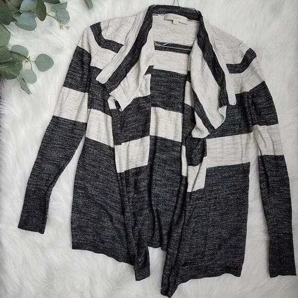 đŒÂ LOFTâWaterfallâOpenâFrontâSweaterâXS - Picture 1 of 5